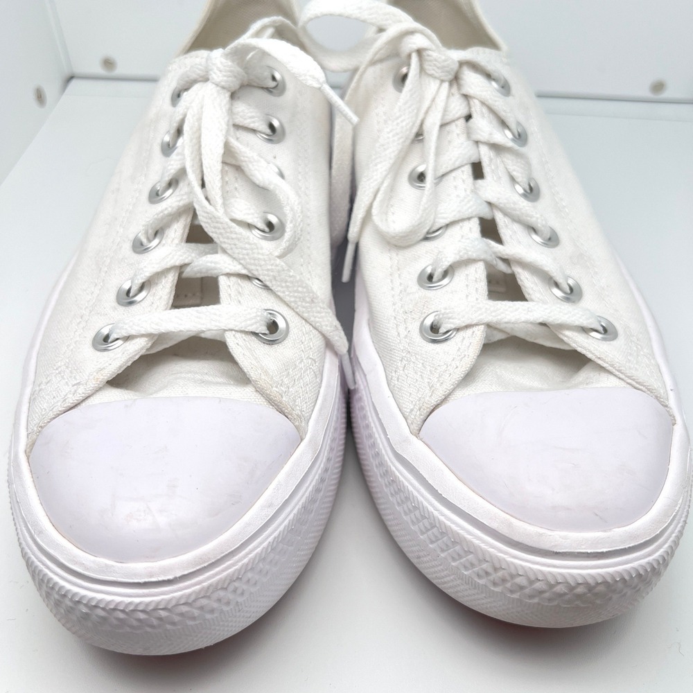 Converse Chuck Taylor All Star Move Platform Sneakers Women Size 9 White Comfort - Picture 6 of 10
